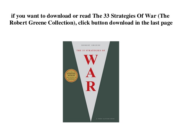 The 33 Strategies Of War Epub Download